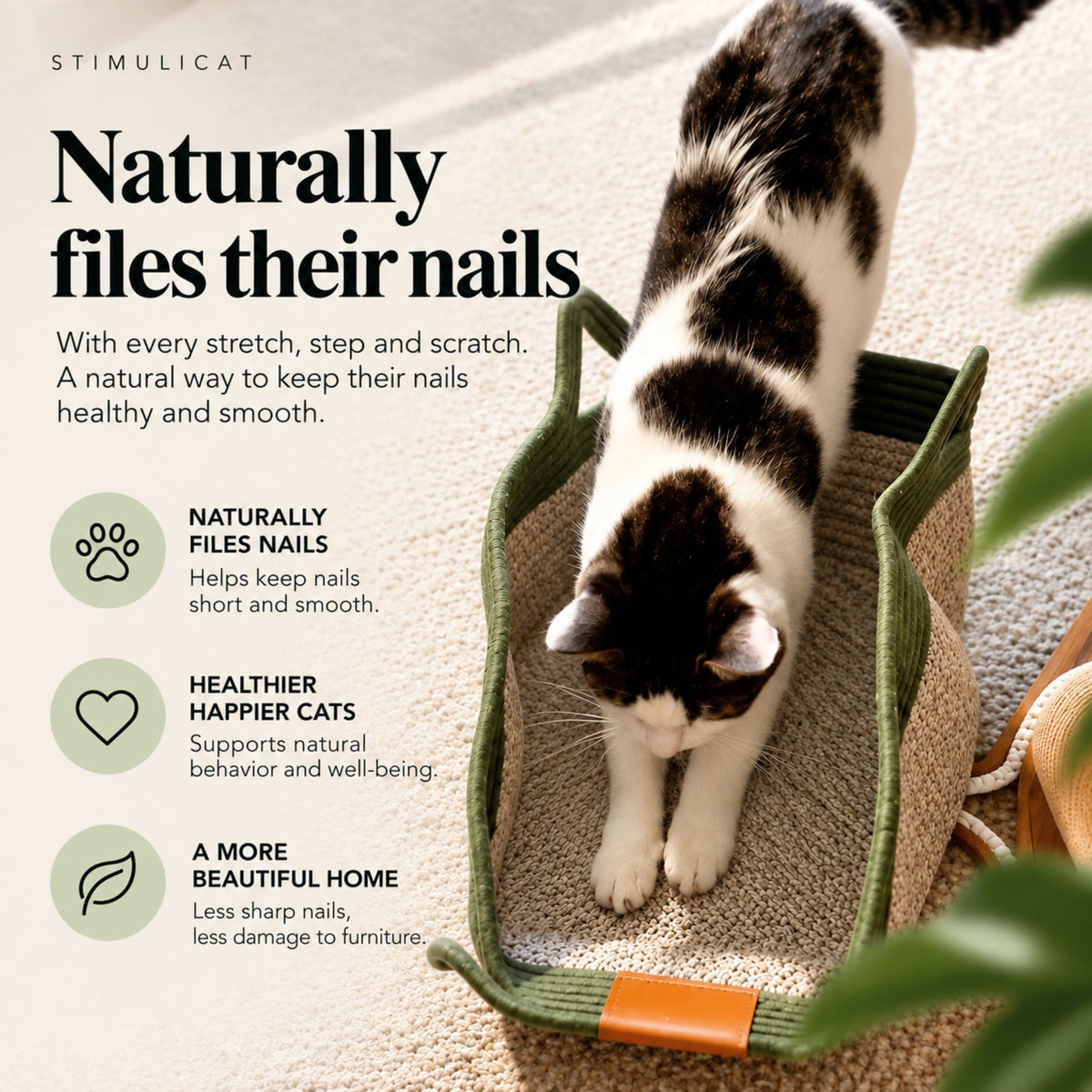 Instinct Basket | Meet the first research-backed natural territory for indoor cats