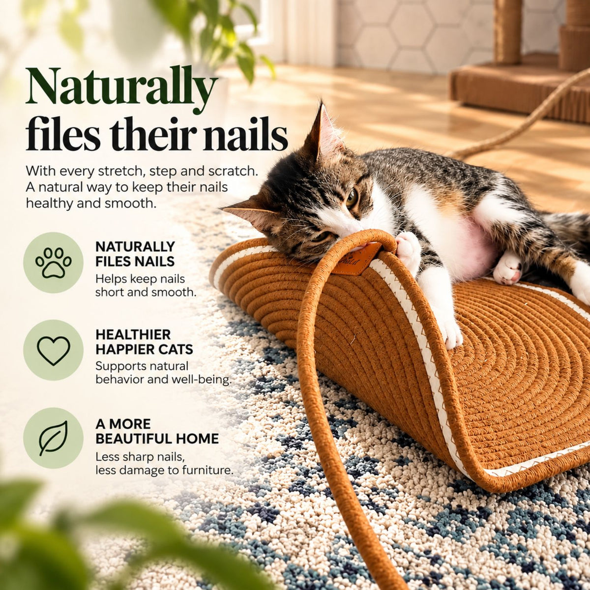 Instinct Mat | The Scratching Mat Her Biology Actually Recognizes (NEW)