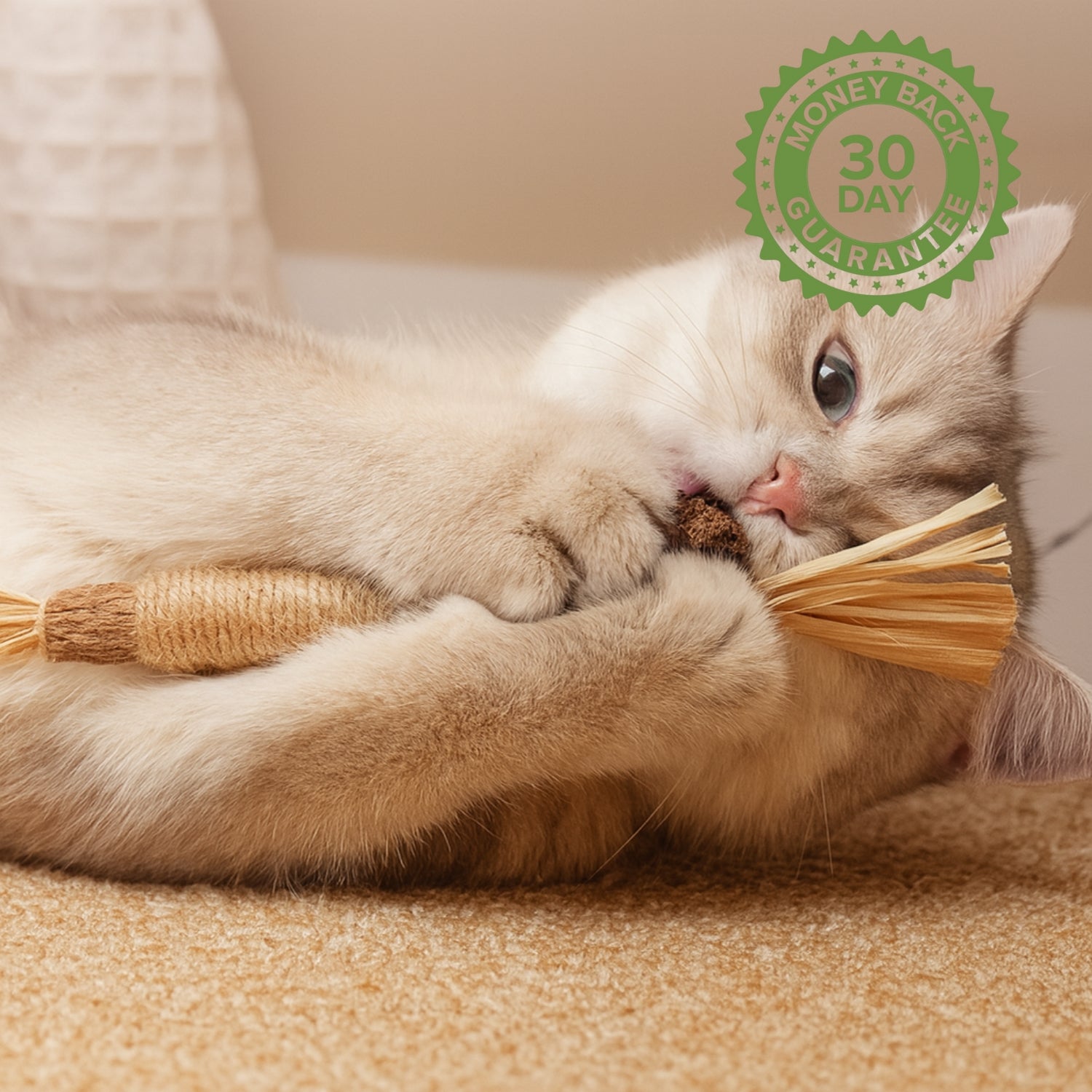 Instinct Play Stick | Wild-Harvested & Chemical-Free Dental Cat Entertainment